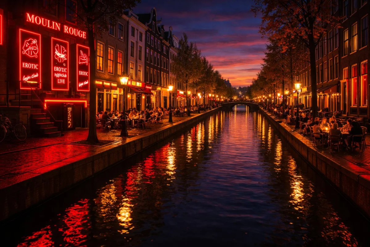 Illustration for The Escort Industry in Amsterdam The Wallen in Amsterdam